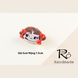 Ghim cài áo gấu bông, huy hiệu cài balo bằng bông dễ thương |Shop Rô Handmade