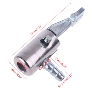 Charmantcc1 Lốp Máy Bơm Hơi Khóa Trên Máy Nén Khí Chuck Đầu Ống Có Đầu Nối Barb Máy Nén Khí Di Động Trong