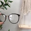 Kính mắt nữ thời trang mắt kính không độ chống ánh sáng xanh và tia UV400 phong cách Hàn Quốc thay được tròng cận 019