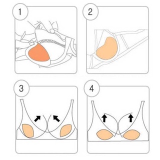 Miếng dán độn ngực nữ  giúp tăng vòng 1 tạo khe gợi cảm và sexy DEVARI D2001