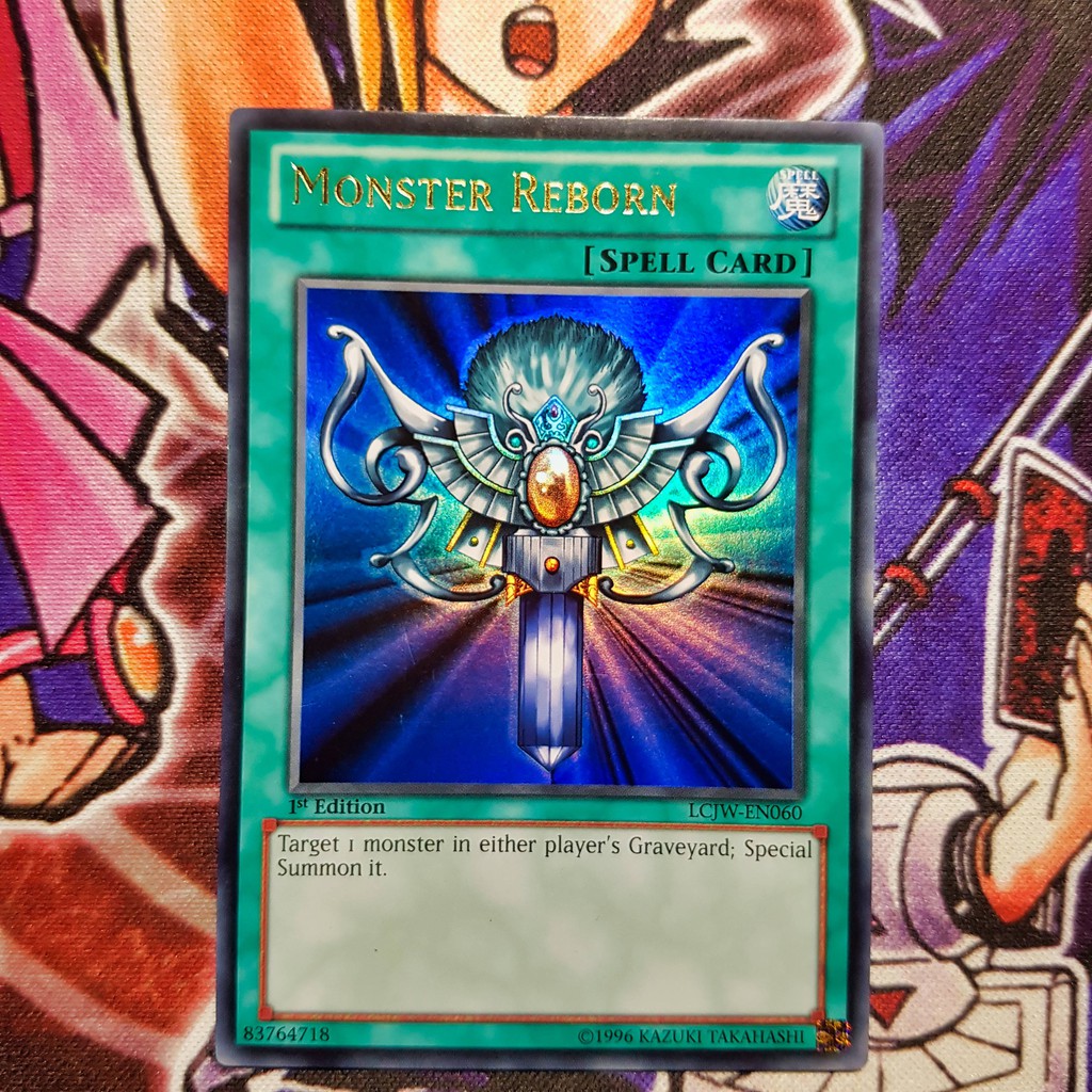 Thẻ Bài Yugioh Chính Hãng Monster Reborn Lcjw Ultra Rare Shopee