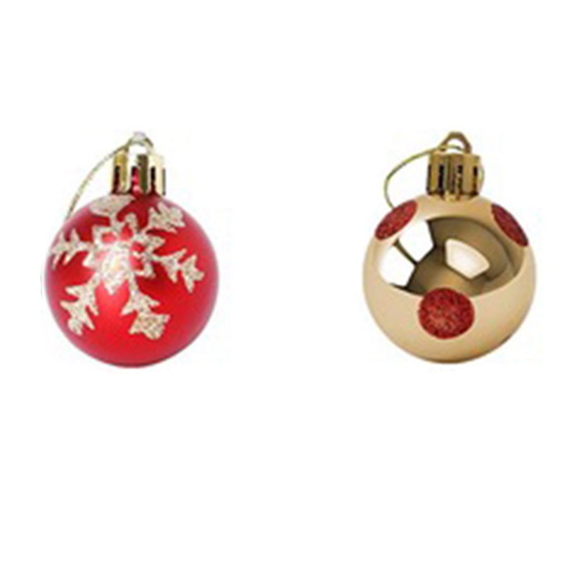 Bộ 50 Cây Giáng Sinh Trang Trí Bóng Bauble Xmas Đảng Treo Bóng Đồ Trang Trí Giáng Sinh Cho Gia Đình Quà Tặng Năm Mới