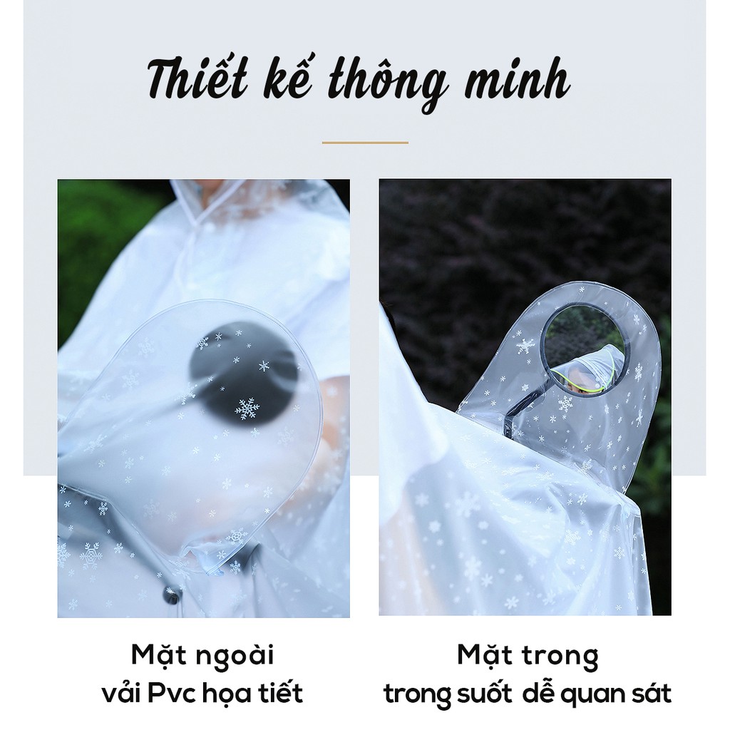 Áo mưa choàng đi xe máy