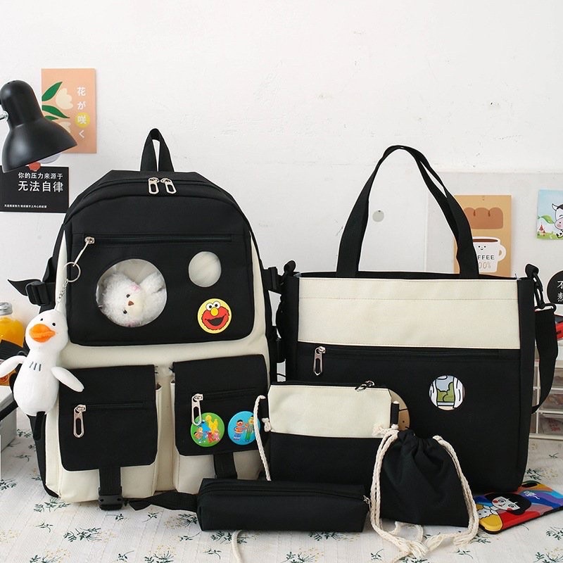 Balo set 4 món thời trang đi học - 2 khoá