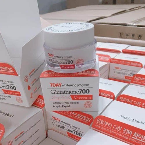 Kem dưỡng trắng 7 Day Whitening Program Glutathione 700 V-Cream