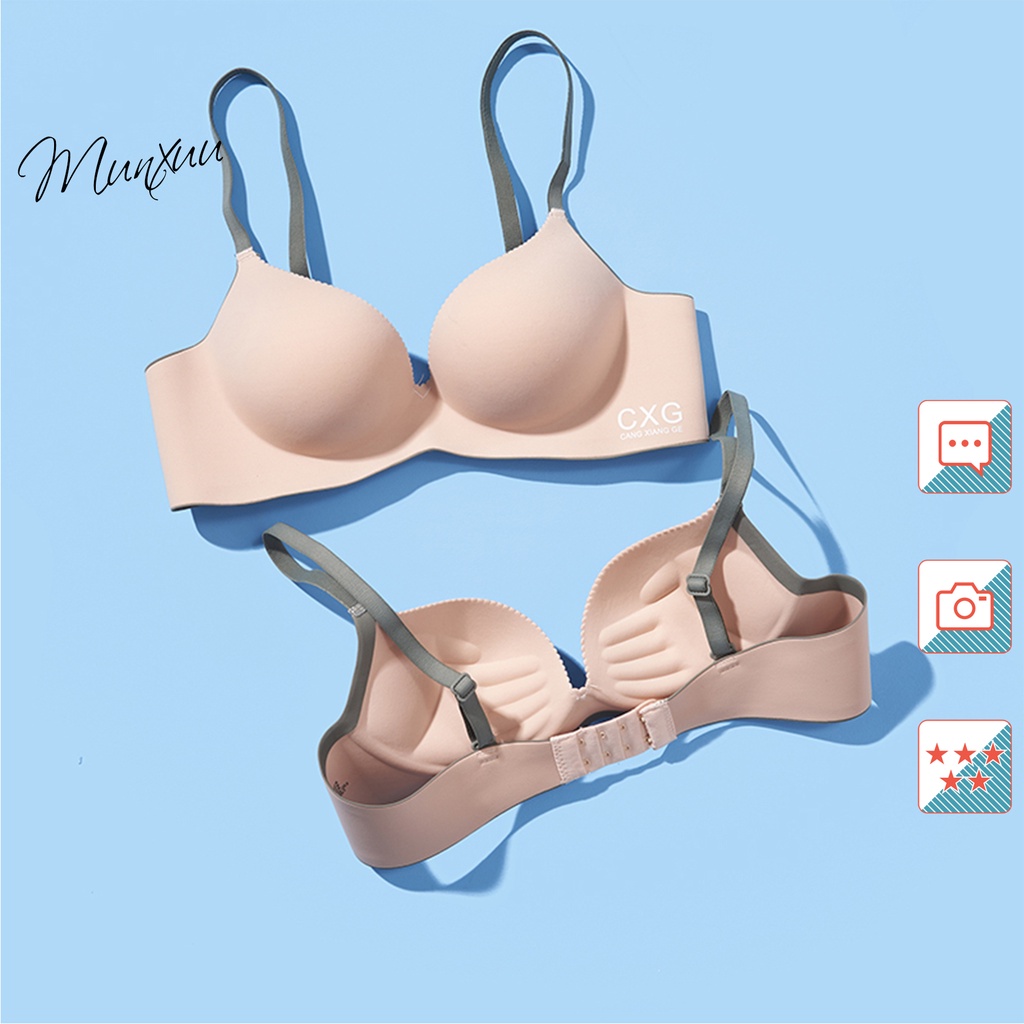 Áo ngực nữ đúc su thiết kế không gọng đệm vừa bàn tay nâng đẩy ngực quyến rũ – MUNXUU AV21 spe