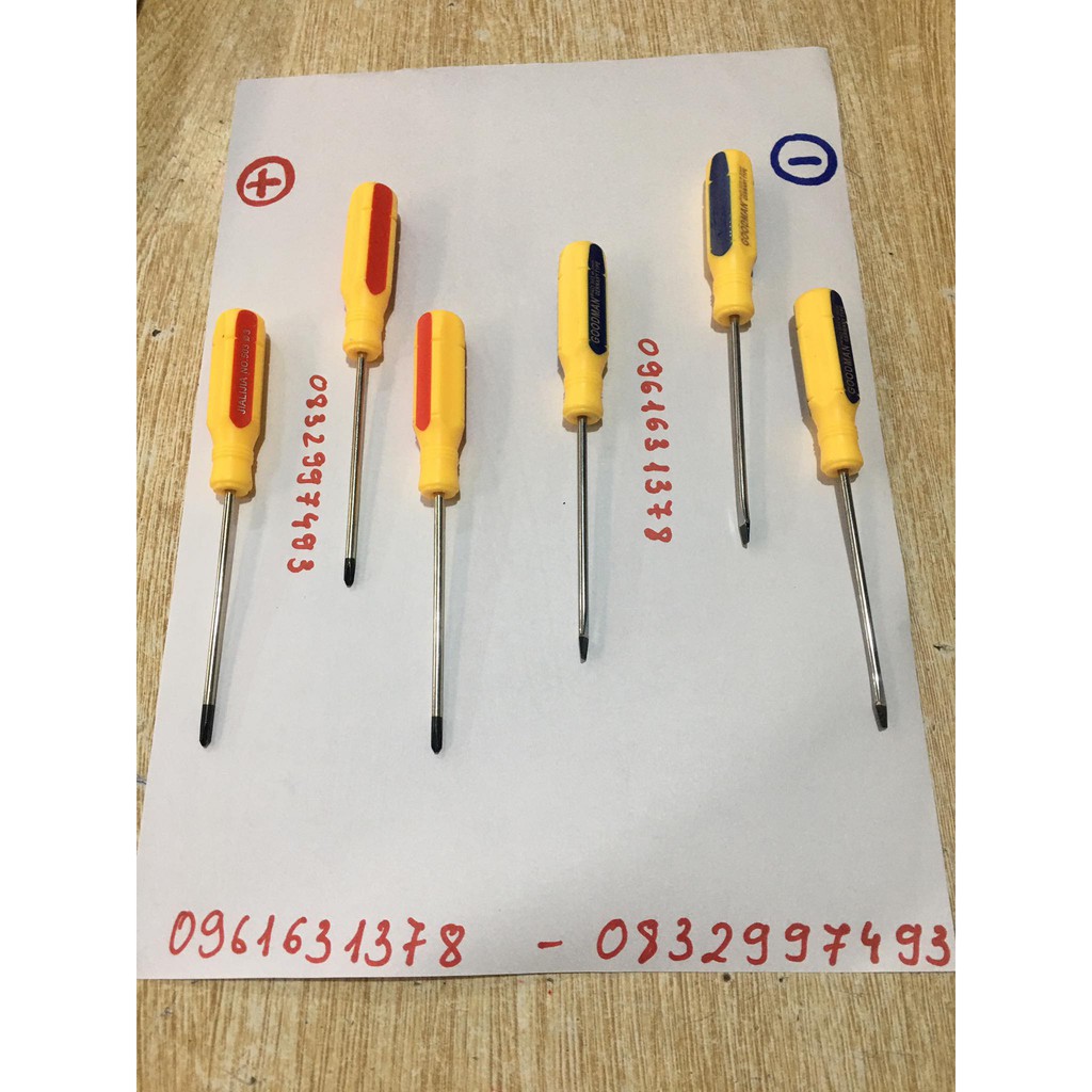 tua vít sọc phi 3 x 75mm