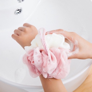 Double Color Random Rubbing Back Bath Ball - Rich Lather Skin Cleansing Tẩy tế bào chết Lưới tạo bọt tắm lớn