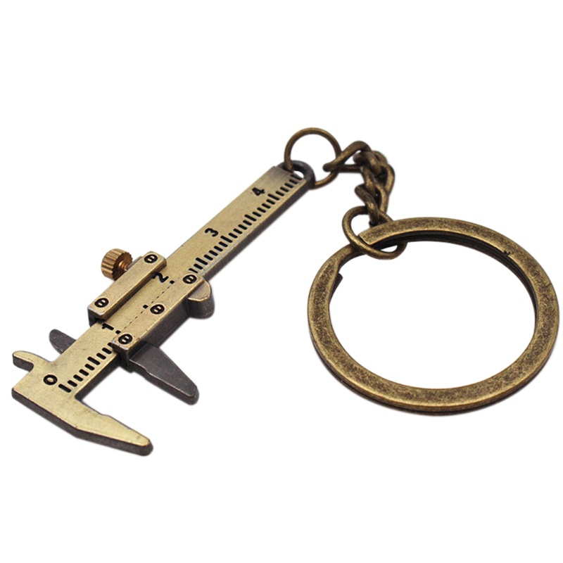 Ppy Di Động Mini Vernier Calipers Móc Khóa Đo Dụng Cụ Đánh Răng Cho Vòng Chìa Khóa