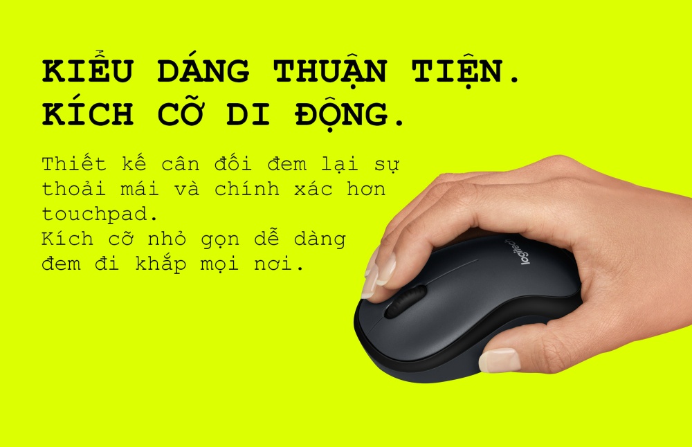 Mô tả Chuột không dây Logitech M220 Silent - giảm ồn, USB, pin 1.5 năm, phù hợp PC/Laptop - 2