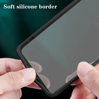 Ốp Điện Thoại Silicon Trong Suốt Mặt Nhám Chống Sốc Cho Samsung Galaxy S24 S23 S22 Plus Ultra S21 Fe M34 M54 M14 M53 M33 M23 A03 Core 4G 5G