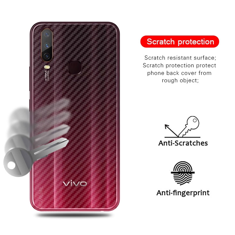 2 Chiếc Infinix Smart 7 Sợi Carbon Mặt Sau Phim Dành Cho Infinix Smart 6 plus Zero 20 Zero 5G 2023 Note 12 G96 G88 11 10 Pro Hot 20S 20i 20 Play 11S NFC 12i 10i 12 11 10 9 Chơi Bảo Vệ