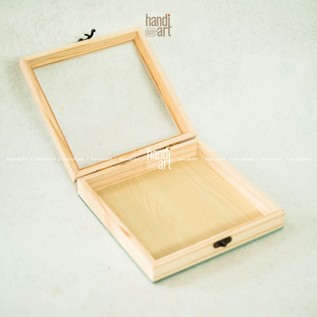 Hộp gỗ trang trí, khung tranh hộp 3D, light box 20x20cm | Shopee Việt Nam