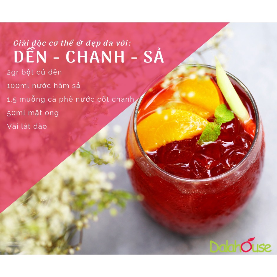 Ảnh Bột củ dền nguyên chất Dalahouse bổ máu, công nghệ sấy lạnh tiêu chuẩn Châu Âu hộp 120 gr 3