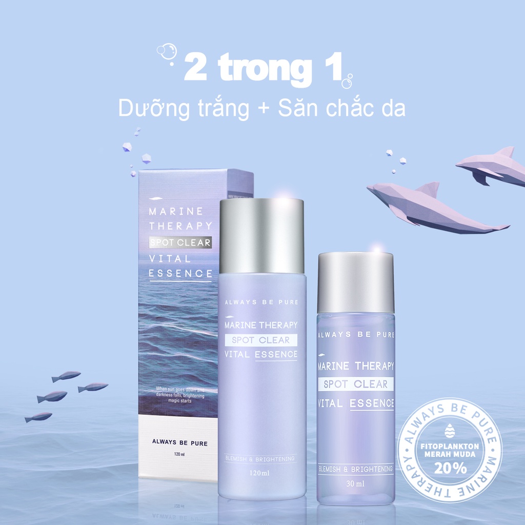 Ảnh Tinh chất dưỡng da chuyên sâu dạng nước Always Be Pure Marine Therapy Spot Clear Vital Essence 30ml 2