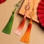 2 Cái / lốc 14cm Tua Rua Nhiều Màu Sắc Polyester Cotton Lụa Tua Rua Viền Phụ Kiện Mặt Dây Chuyền DIY Trang Trí