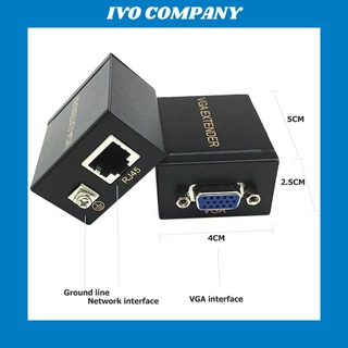 Bộ Kéo Dài Tín Hiệu VGA 60m Sang Cáp Mạng RJ45