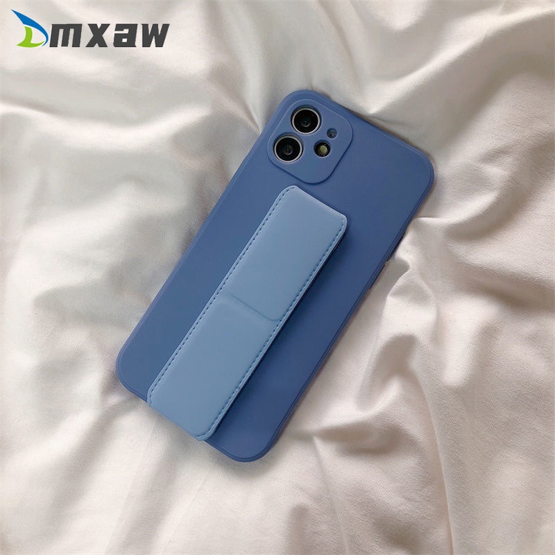 Ốp Điện Thoại TPU Mềm Màu Trơn Có Giá Đỡ Từ Tính Cho Samsung Galaxy Note 20 Ultra 10 Plus Lite A72 A33 5G
