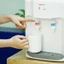 Cây nước nóng lạnh mini để bàn nhập khẩu FUJIHOME WD5510E, máy nước uống nóng lạnh 2 vòi tự động ngắt tiết kiệm điện