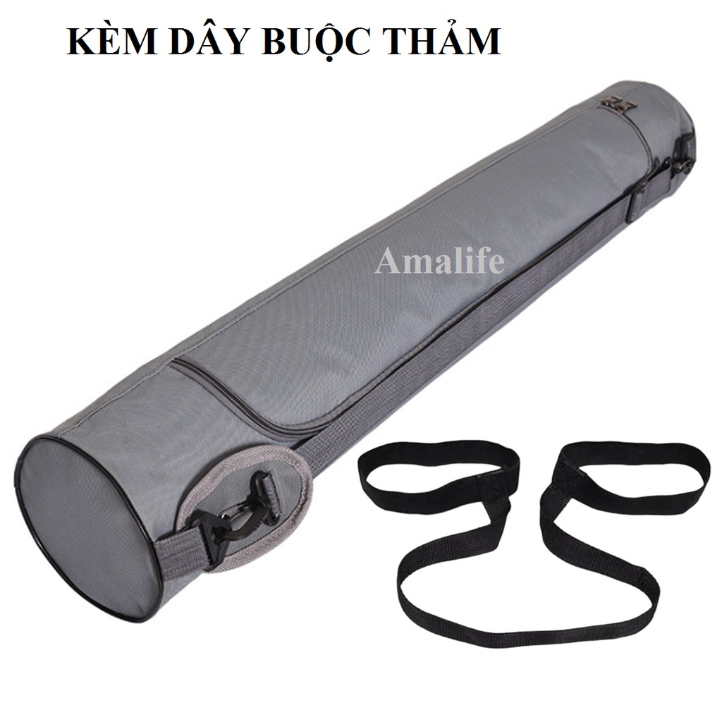 Ảnh Túi Đựng Thảm Tập Yoga PU TPE 6mm Cao Cấp Tặng Kèm Dây Buộc Thảm Tập Yoga Chuyên Dụng - Chính Hãng Amalife 3