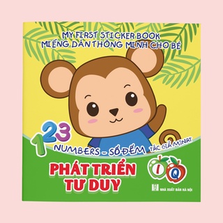 Sách - Miếng Dán Thông Minh Cho Bé Phát Triển Tư Duy Bộ 3 Cuốn