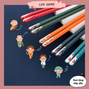 D2/ĐŨA ĂN KHÁNG KHUẨN ION BẠC KIỂU NHẬT BẢN CHỐNG TRƠN MIX BÁT ĐĨA THÌA DĨA ĐẸP DECOR BÀN ĂN PHÒNG BẾP VINTAGE LENHOME