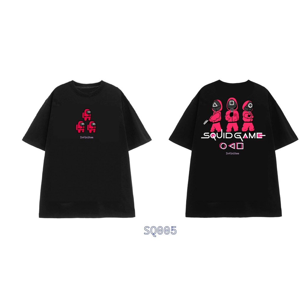 Áo thun INFINITEE SQ0005, Thun 100% Cotton - form rộng Unisex.
