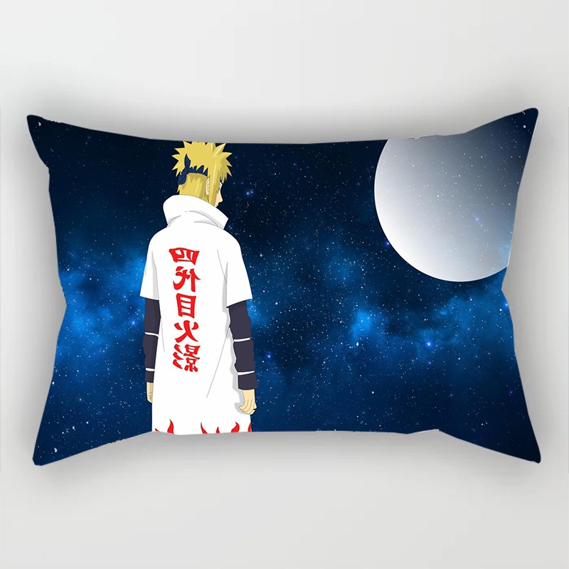 BH2 NARUTO Anime Gối 50X30cm Thời Trang Gia Đình Da Đào Sức Khỏe Sasuke Kakashi Thoải Mái Gối HB2