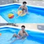Bể bơi phao bơi 3 tầng đủ kích thước 1m3,1m5,1m8,2m1,2m9 đế chống trượt tặng kèm bơm