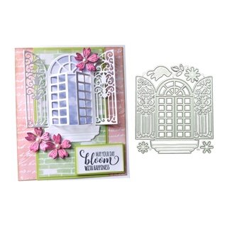 Tình Yêu * Cửa Sổ Cắt Kim Loại Chết Stencil DIY Thêu Sò Album Thẻ Giấy Mẫu Khuôn Dập Nổi Trang Trí