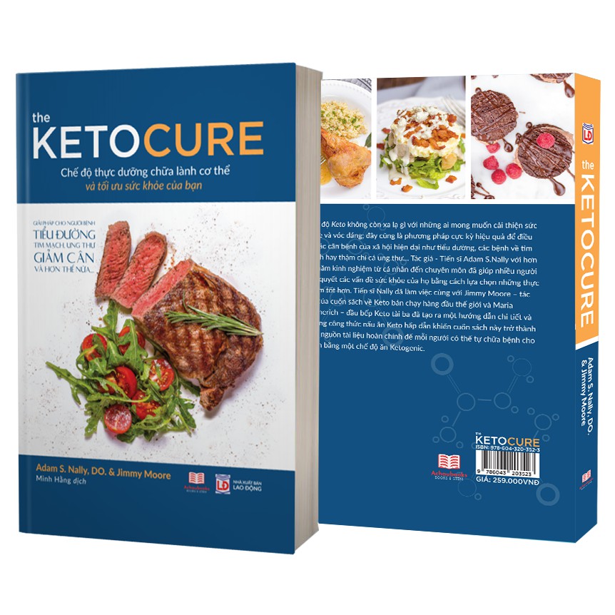 [Mã BMLTA35 giảm đến 35K đơn 99K] Sách The Keto Cure - Thực dưỡng đúng cách để có một cơ thể khỏe và đẹp