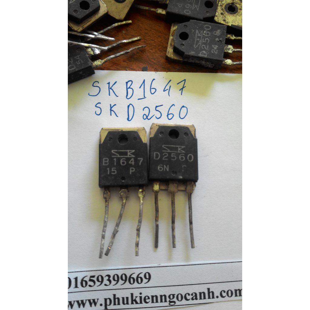 10x Transistor 2SB1647 / 2SD2560 – TO-247, Für L Produktbild-Vorschau 4