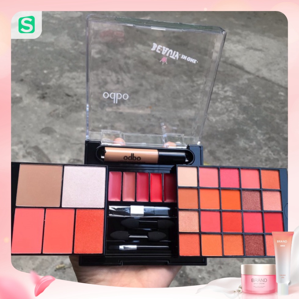 Compo bộ makeup mắt, má, light, khối , son, che khuyết điểm Obdo ...