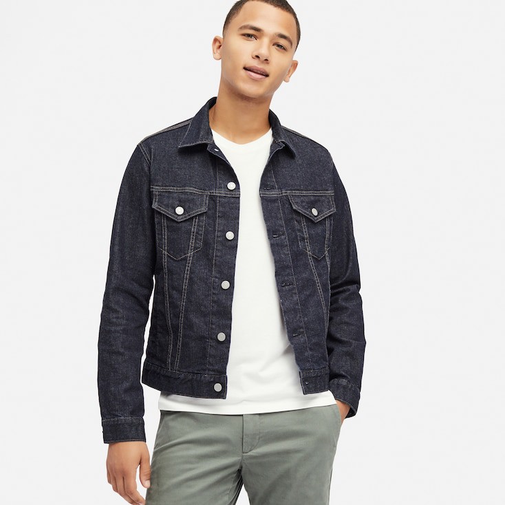 Jacket jeans uniqlo best sale