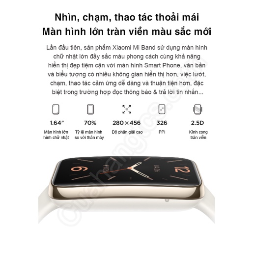 bao hanh 12 thang ban quoc te tieng viet vong deo tay thong minh xiaomi band 7 pro m2140b1 miband7 pro