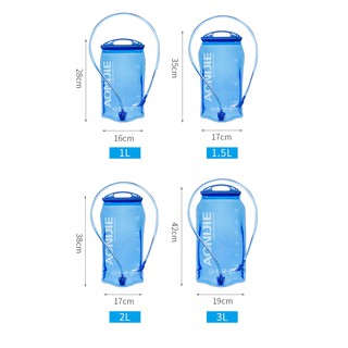 Túi Nước kèm Vest Nước Chạy Bộ Leo Núi Vòi Hút Dung tích 1L 1.5L 2L 3L Aonijie SD51 bằng TPU không chứa BPA