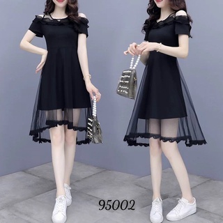 (MAY KỸ) ĐẦM UMI PHỐI LƯỚI SANG CHẢNH - THỜI TRANG TIỂU THƯ HÀN QUỐC KB FASHION
