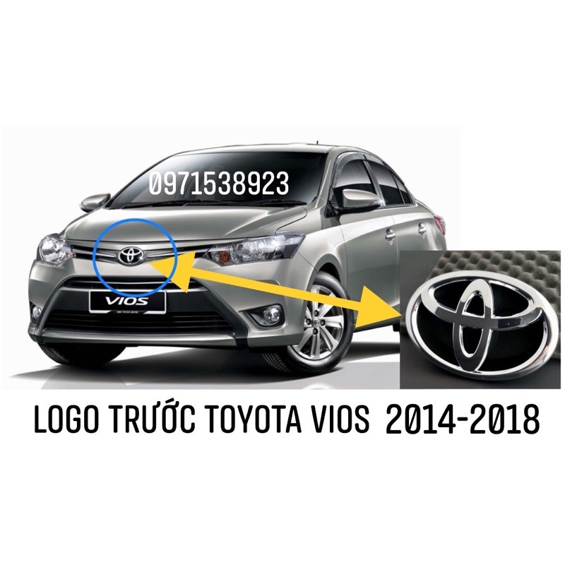 logo trước TOYOTA VIOS 2014-2018 lắp đầu xe 75301-0d060 | Shopee Việt Nam