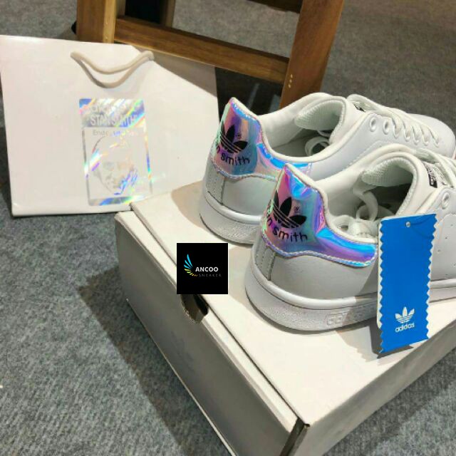 NH TH T gi y th thao STAN SMITH HOLOGRAM g t x c ng nh