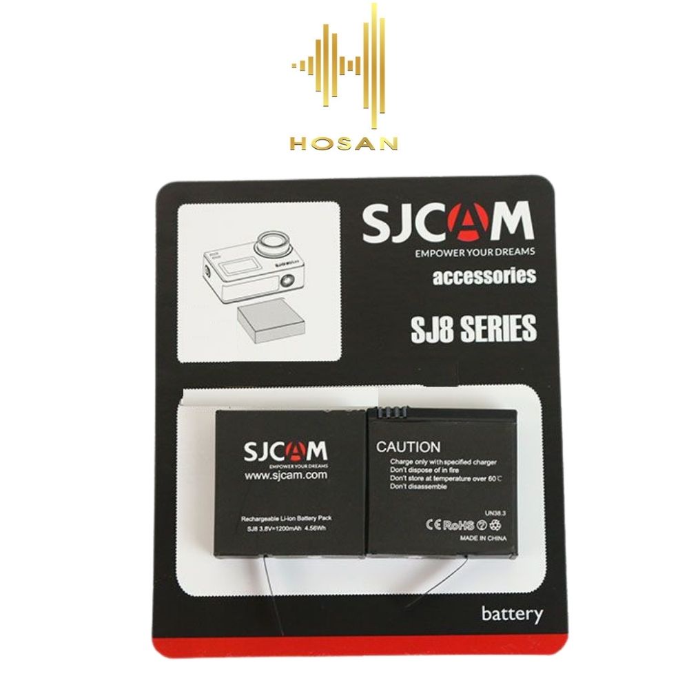 Pin dự phòng cho camera hành trình HOSAN sjcam SJ8 Series