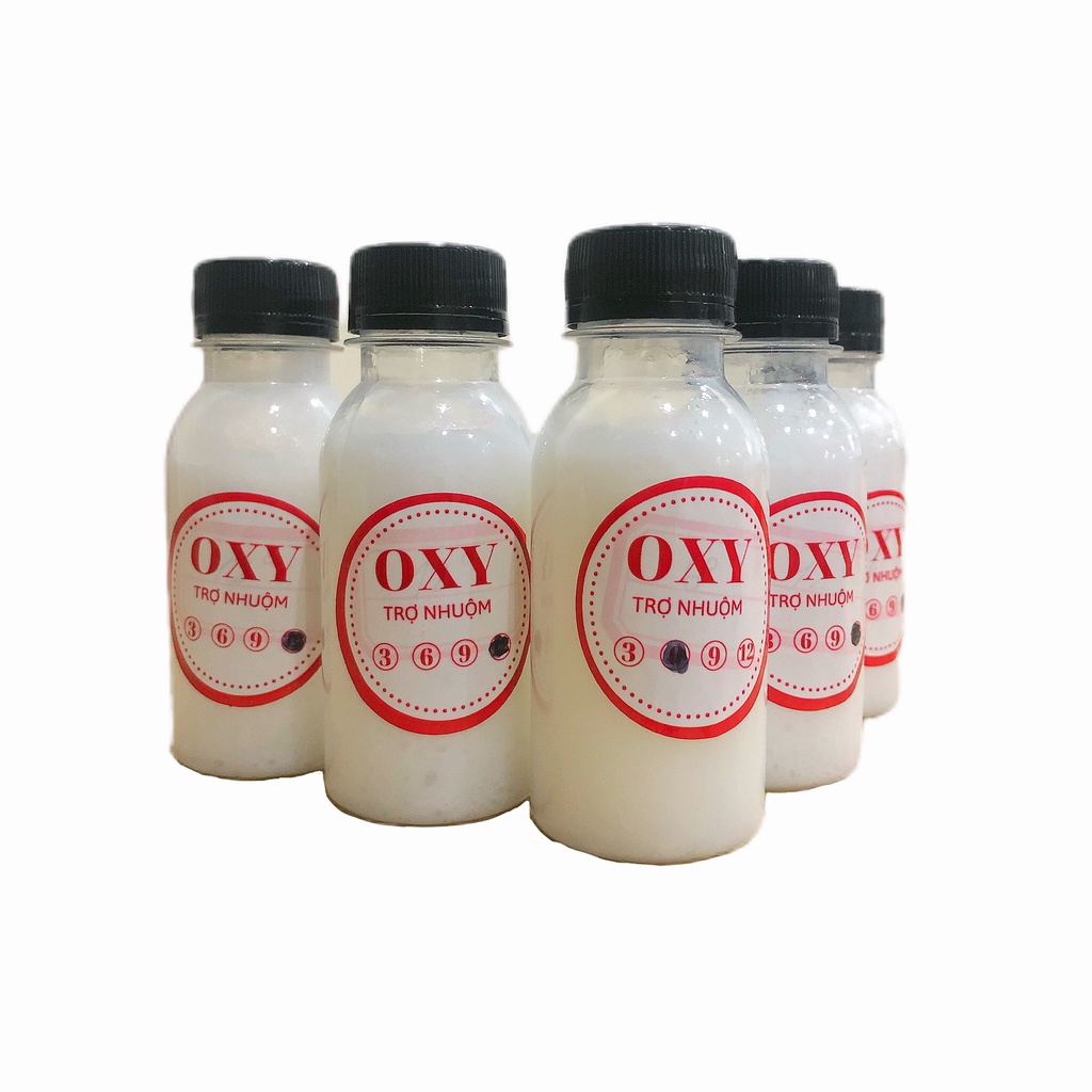 Oxy nhuộm tóc oxy túi / oxy chiết bạc hà