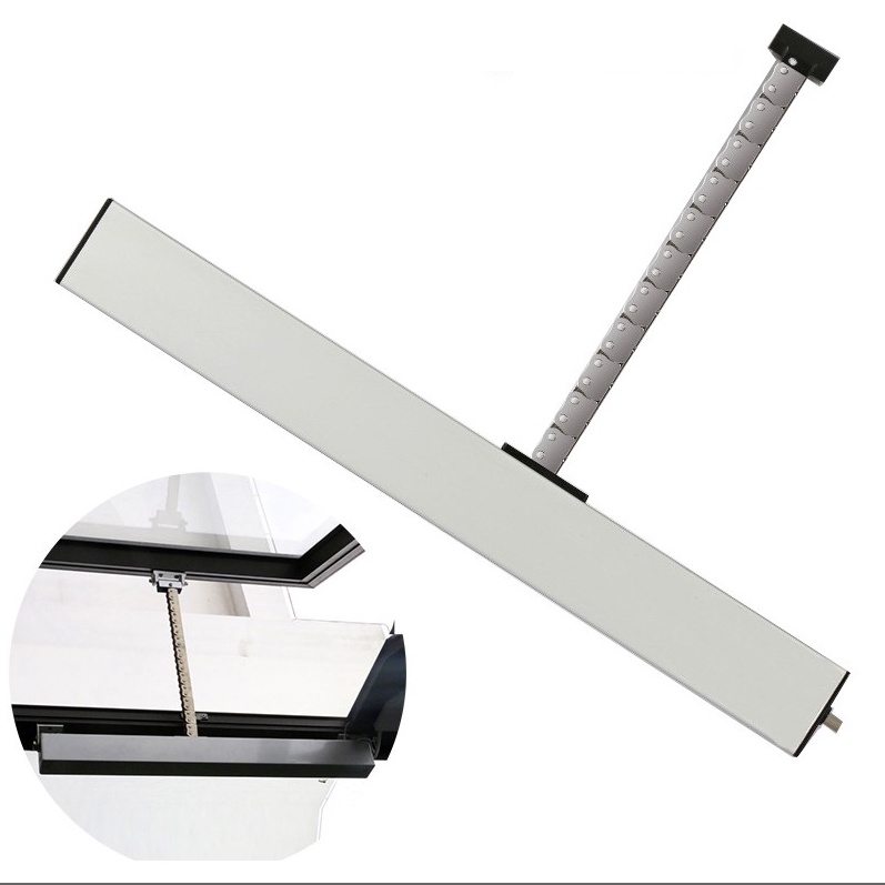 Bộ Mô tơ xích thẳng dùng gắn cửa sổ, giếng trời tự động, hành trình 500mm ,24VDC
