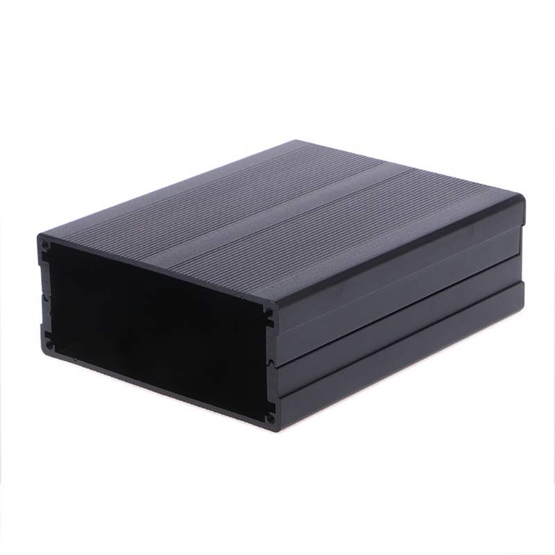 Hộp nhôm đen DIY cho linh kiện điện tử, kích thước 120x97x40mm