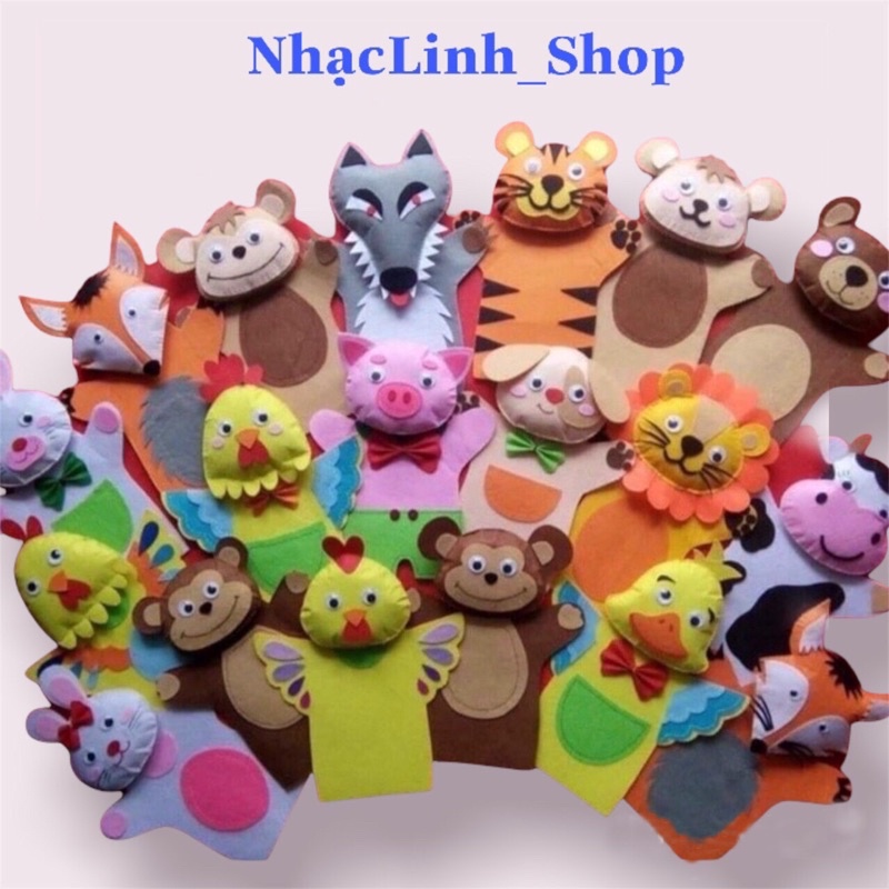 Rối Tay Bằng Nỉ- Nhân Vật Câu Truyện - Đồ Dùng Mầm Non | Shopee Việt Nam