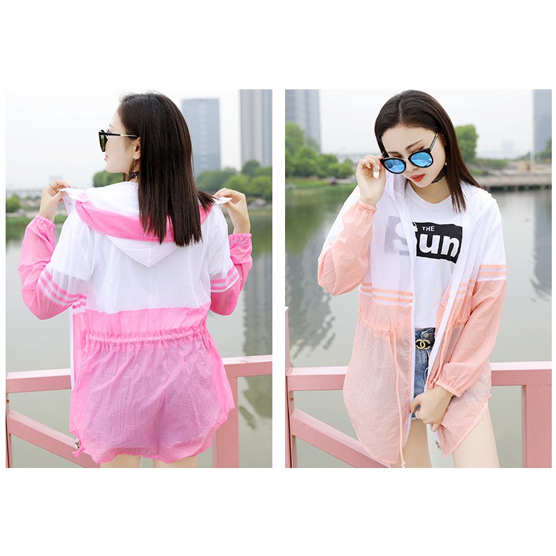 Áo chống nắng du lịch biển cực phong cách