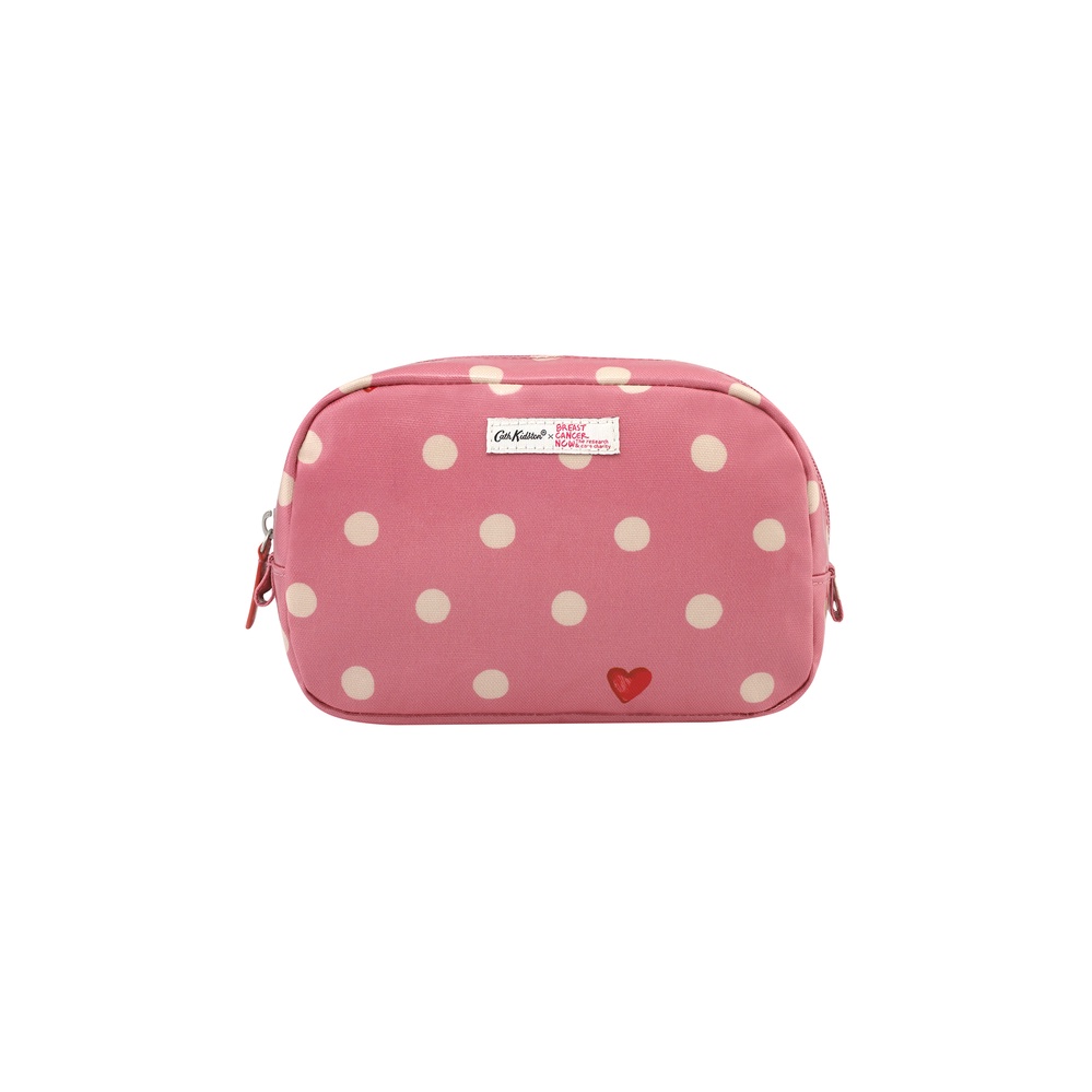Cath Kidston-Túi đựng mỹ phẩm Heart Spot-1030099-Pink