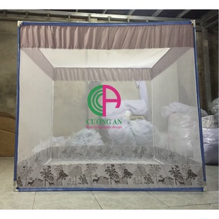 Màn khung vuông không khoan tường cao cấp thế hệ mới hiện nay, màn khung không khoan tường cường an. Bảo Hành 12 tháng