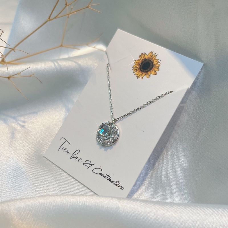 Ảnh Dây chuyền bạc Glitter Moon, Dây chuyền Tiệm bạc 21Centimeters 2