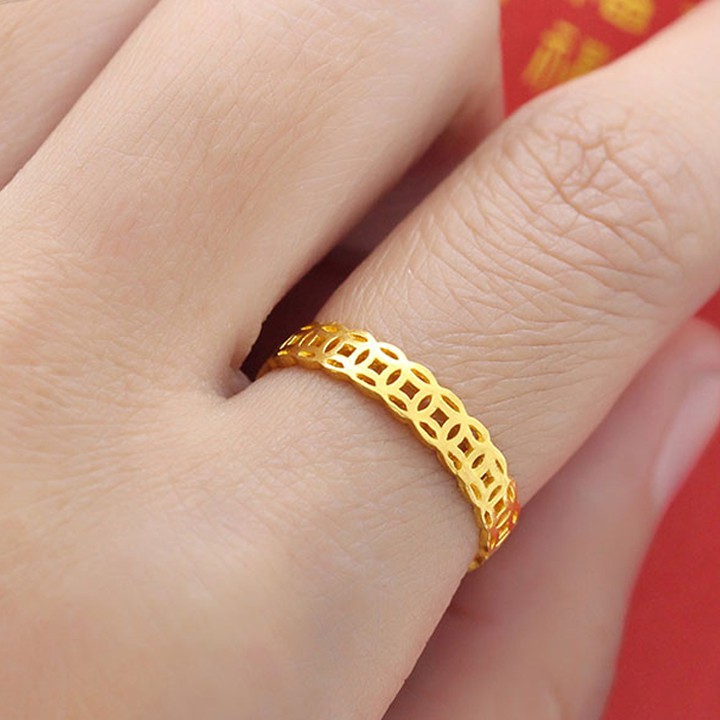 Women's Gold-Plated Feng Shui Ring by Shop Khánh Anh