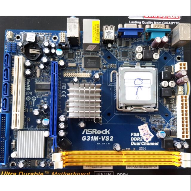 Main Asrock G31MVs2 chính hãng nguyên Zin Shopee Việt Nam